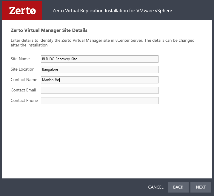 Getting Started With Zerto-Part 2: Installing Zerto Virtual Manager