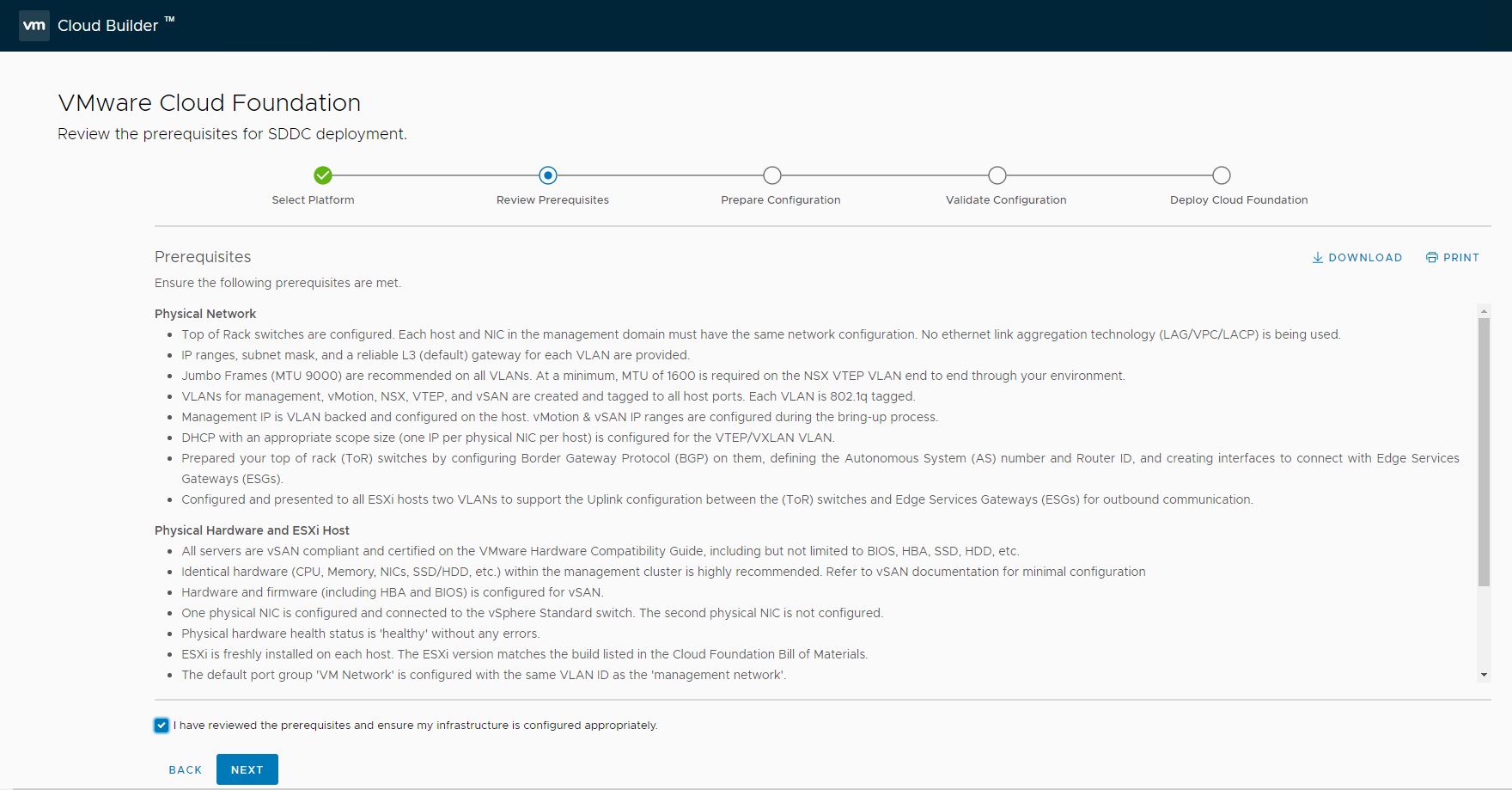 UI and Deployment Parameter Changes in Cloud Foundation 3.9.1